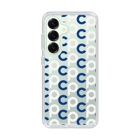 Slim Protection Case［ Original - CASEPLAY Initial All-over Pattern - Navy ］