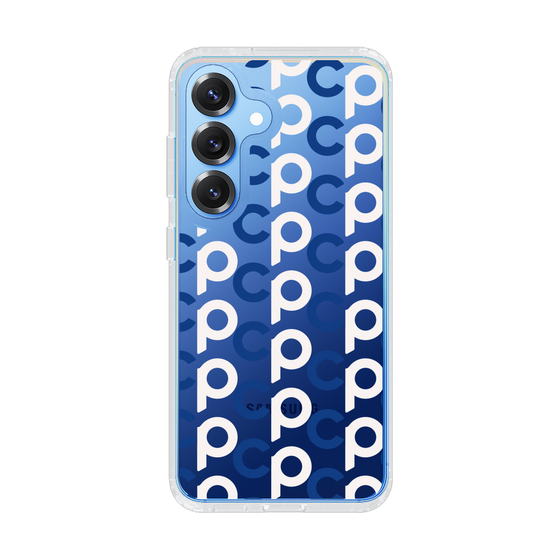 Slim Protection Case［ Original - CASEPLAY Initial All-over Pattern - Navy ］