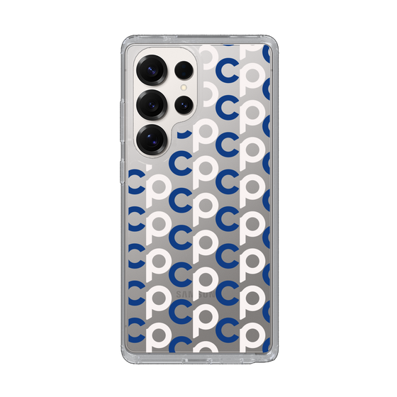 Slim Protection Case［ Original - CASEPLAY Initial All-over Pattern - Navy ］