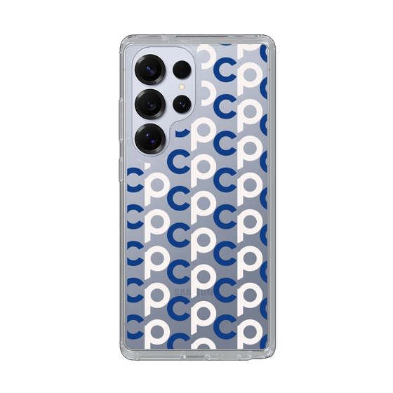 Slim Protection Case［ Original - CASEPLAY Initial All-over Pattern - Navy ］
