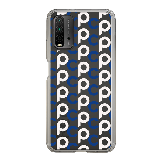 Slim Protection Case［ Original - CASEPLAY Initial All-over Pattern - Navy ］