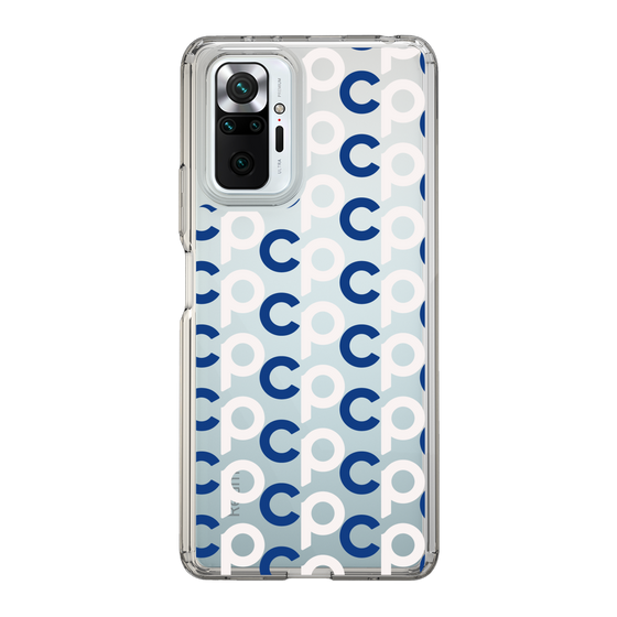 Slim Protection Case［ Original - CASEPLAY Initial All-over Pattern - Navy ］