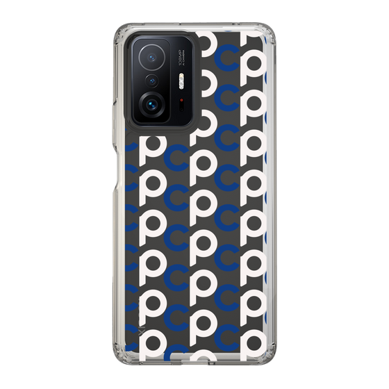 Slim Protection Case［ Original - CASEPLAY Initial All-over Pattern - Navy ］