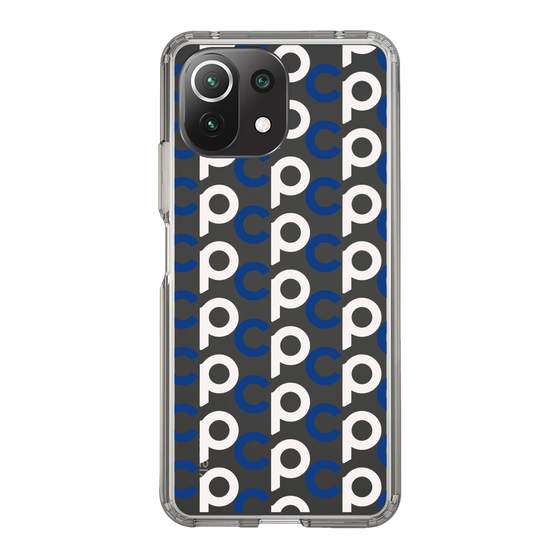 Slim Protection Case［ Original - CASEPLAY Initial All-over Pattern - Navy ］
