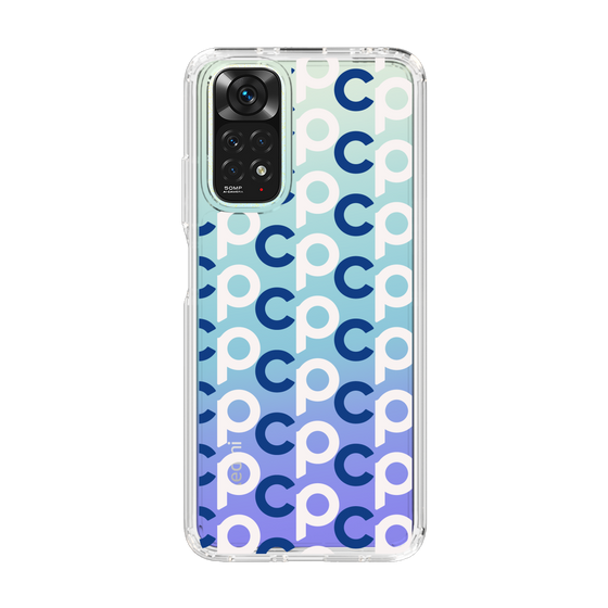 Slim Protection Case［ Original - CASEPLAY Initial All-over Pattern - Navy ］