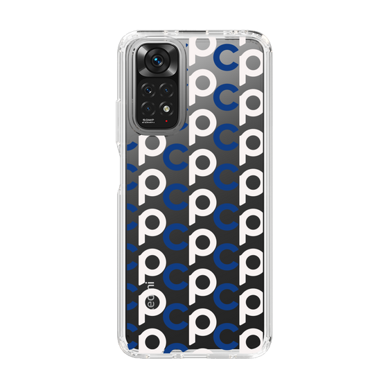 Slim Protection Case［ Original - CASEPLAY Initial All-over Pattern - Navy ］