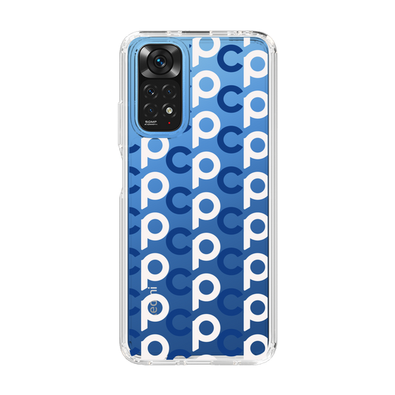 Slim Protection Case［ Original - CASEPLAY Initial All-over Pattern - Navy ］