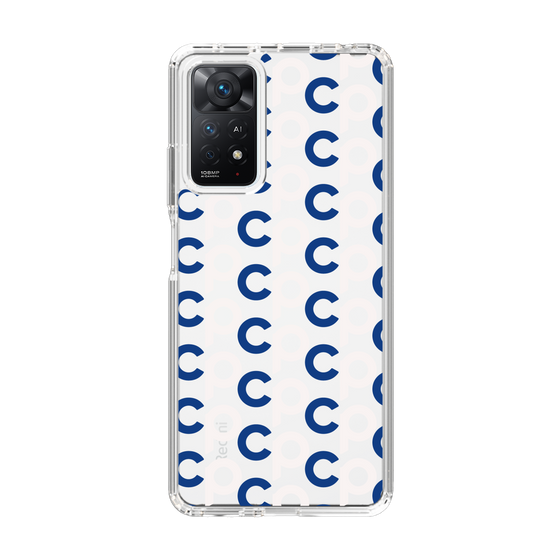 Slim Protection Case［ Original - CASEPLAY Initial All-over Pattern - Navy ］