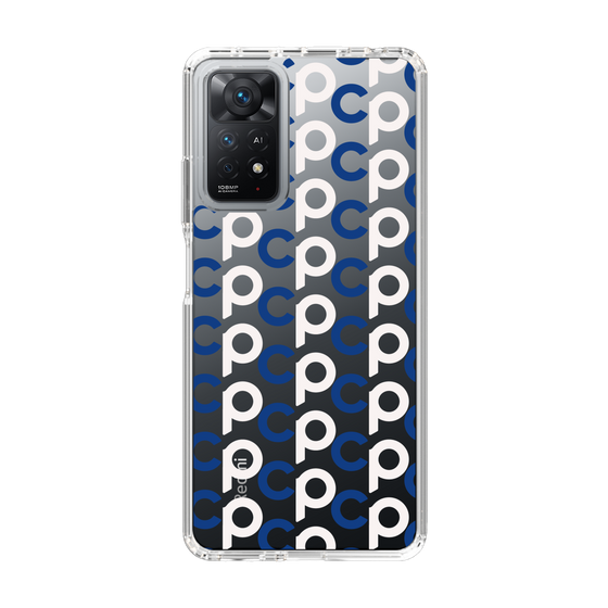 Slim Protection Case［ Original - CASEPLAY Initial All-over Pattern - Navy ］