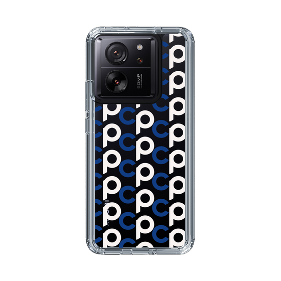 Slim Protection Case［ Original - CASEPLAY Initial All-over Pattern - Navy ］
