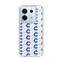 Slim Protection Case［ Original - CASEPLAY Initial All-over Pattern - Navy ］