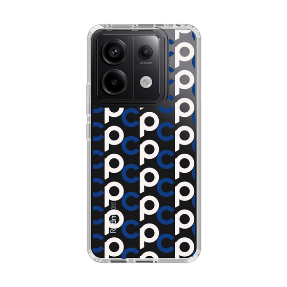 Slim Protection Case［ Original - CASEPLAY Initial All-over Pattern - Navy ］