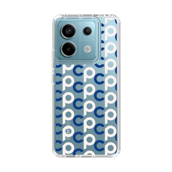 Slim Protection Case［ Original - CASEPLAY Initial All-over Pattern - Navy ］