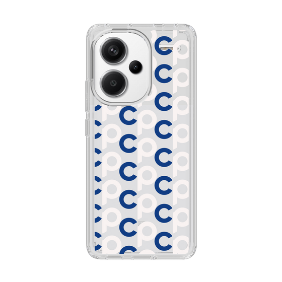 Slim Protection Case［ Original - CASEPLAY Initial All-over Pattern - Navy ］
