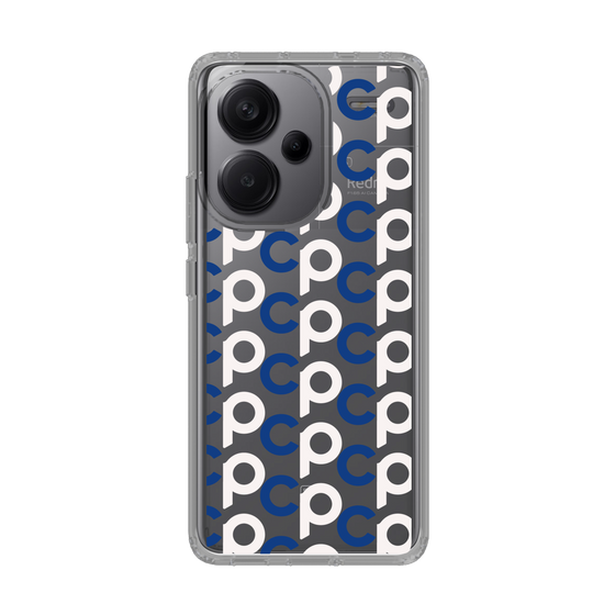 Slim Protection Case［ Original - CASEPLAY Initial All-over Pattern - Navy ］