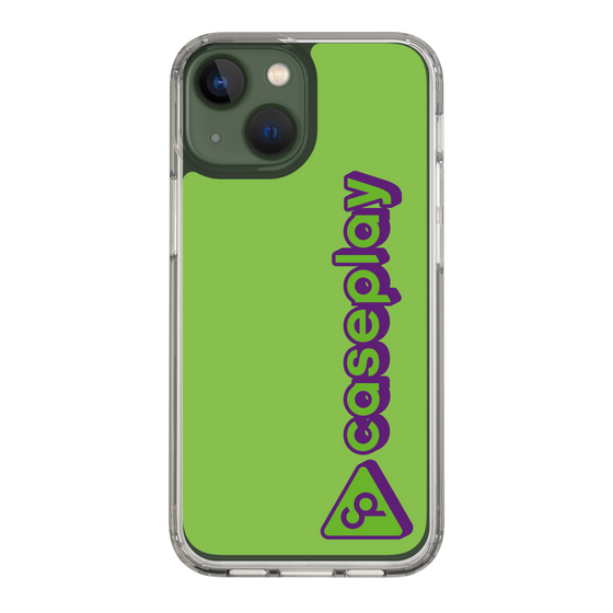 Slim Protection Case［ Original - CASEPLAY Logotype - Green ］