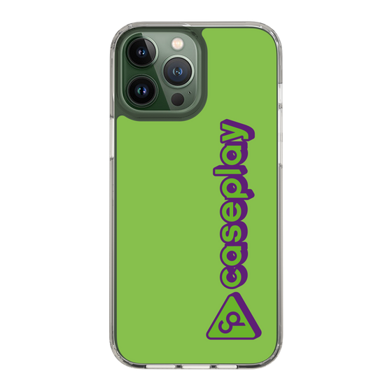 Slim Protection Case［ Original - CASEPLAY Logotype - Green ］