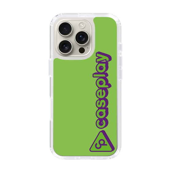 Slim Protection Case［ Original - CASEPLAY Logotype - Green ］