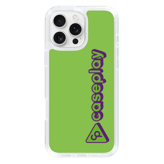 Slim Protection Case［ Original - CASEPLAY Logotype - Green ］