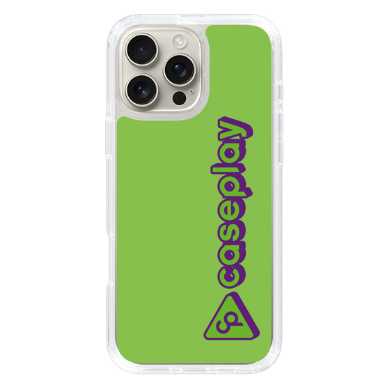 Slim Protection Case［ Original - CASEPLAY Logotype - Green ］