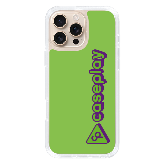 Slim Protection Case［ Original - CASEPLAY Logotype - Green ］