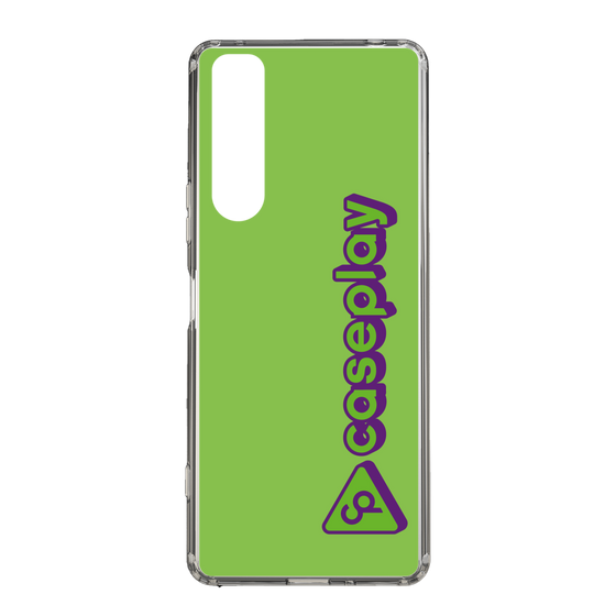 Slim Protection Case［ Original - CASEPLAY Logotype - Green ］