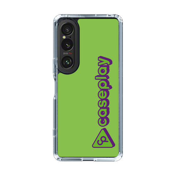 Slim Protection Case［ Original - CASEPLAY Logotype - Green ］
