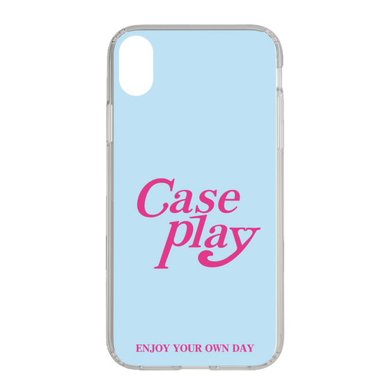 Slim Protection Case［ Original - ENJOY YOUR OWN DAY - Light Blue ］