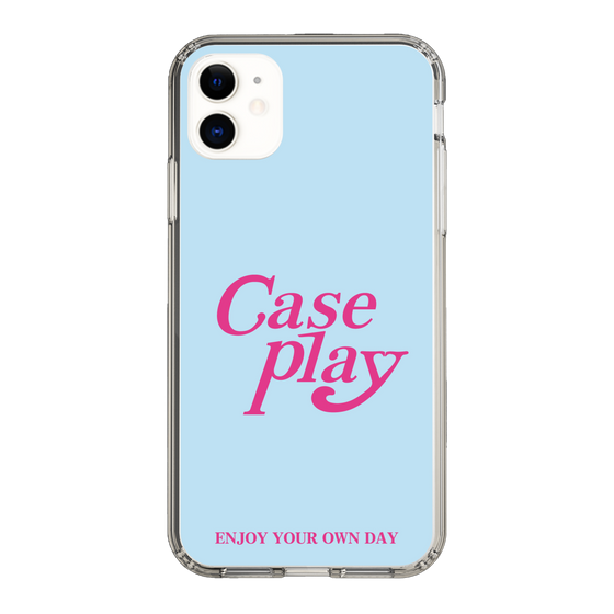 Slim Protection Case［ Original - ENJOY YOUR OWN DAY - Light Blue ］