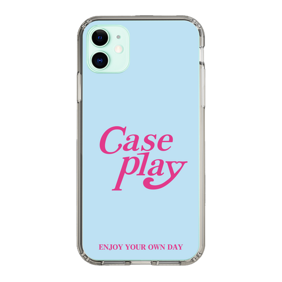 Slim Protection Case［ Original - ENJOY YOUR OWN DAY - Light Blue ］
