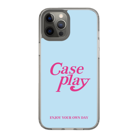Slim Protection Case［ Original - ENJOY YOUR OWN DAY - Light Blue ］