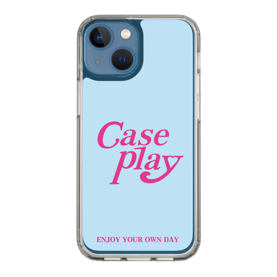 Slim Protection Case［ Original - ENJOY YOUR OWN DAY - Light Blue ］