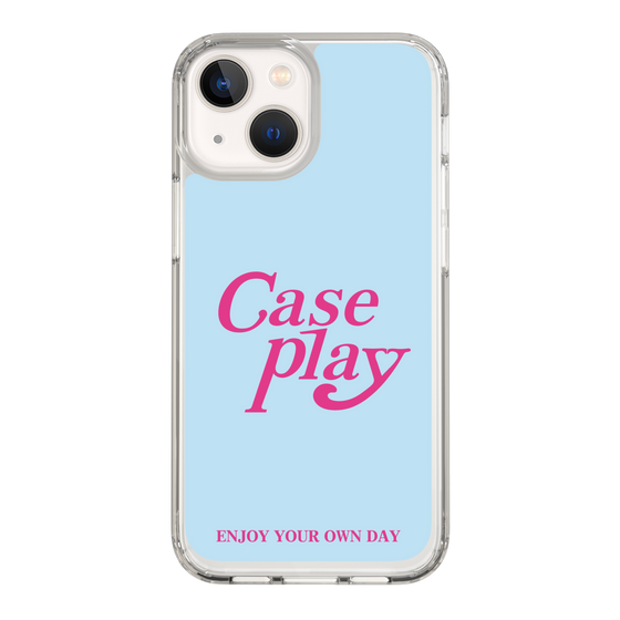 Slim Protection Case［ Original - ENJOY YOUR OWN DAY - Light Blue ］