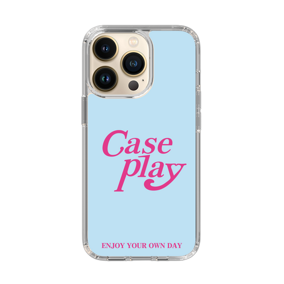 Slim Protection Case［ Original - ENJOY YOUR OWN DAY - Light Blue ］