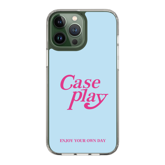 Slim Protection Case［ Original - ENJOY YOUR OWN DAY - Light Blue ］