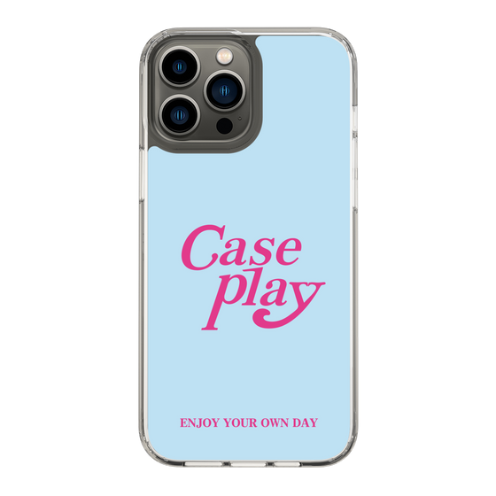 Slim Protection Case［ Original - ENJOY YOUR OWN DAY - Light Blue ］
