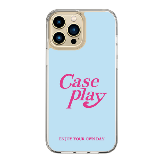 Slim Protection Case［ Original - ENJOY YOUR OWN DAY - Light Blue ］