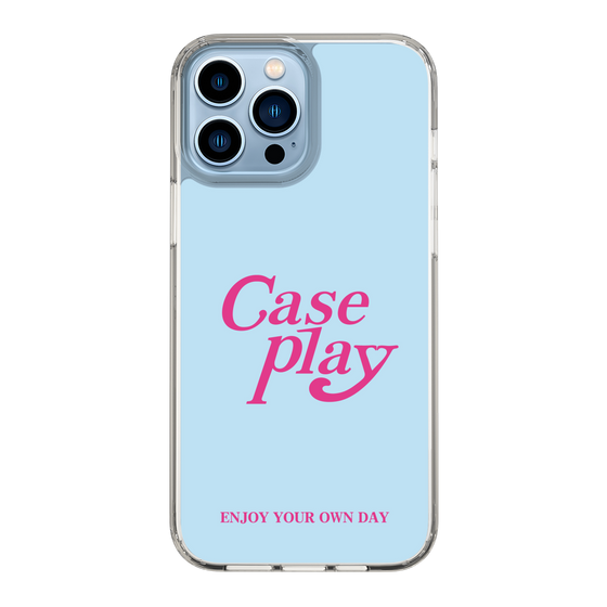 Slim Protection Case［ Original - ENJOY YOUR OWN DAY - Light Blue ］