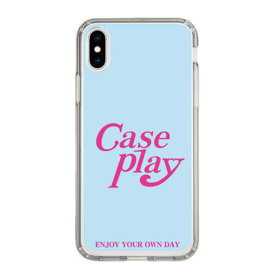 Slim Protection Case［ Original - ENJOY YOUR OWN DAY - Light Blue ］
