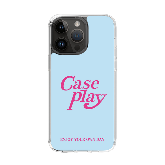 Slim Protection Case［ Original - ENJOY YOUR OWN DAY - Light Blue ］