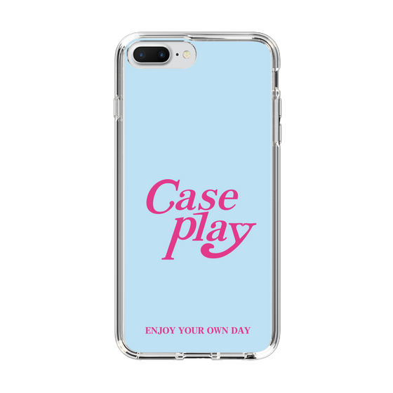 Slim Protection Case［ Original - ENJOY YOUR OWN DAY - Light Blue ］