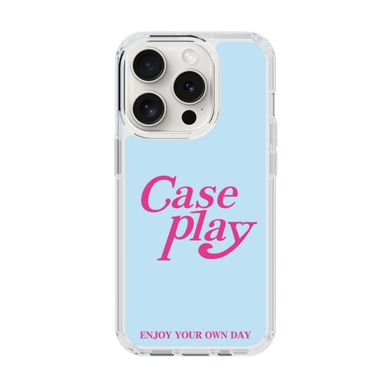 Slim Protection Case［ Original - ENJOY YOUR OWN DAY - Light Blue ］