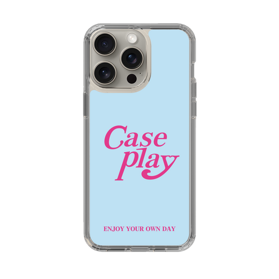 Slim Protection Case［ Original - ENJOY YOUR OWN DAY - Light Blue ］