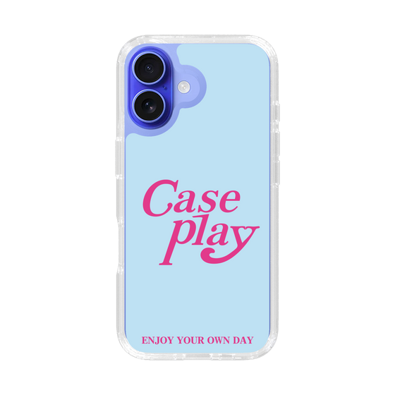 Slim Protection Case［ Original - ENJOY YOUR OWN DAY - Light Blue ］