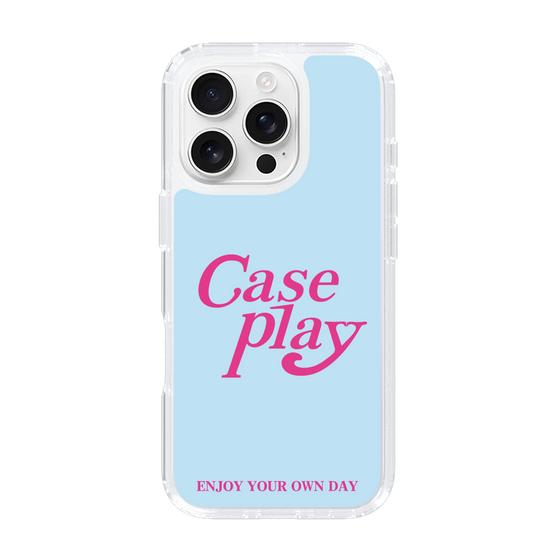 Slim Protection Case［ Original - ENJOY YOUR OWN DAY - Light Blue ］