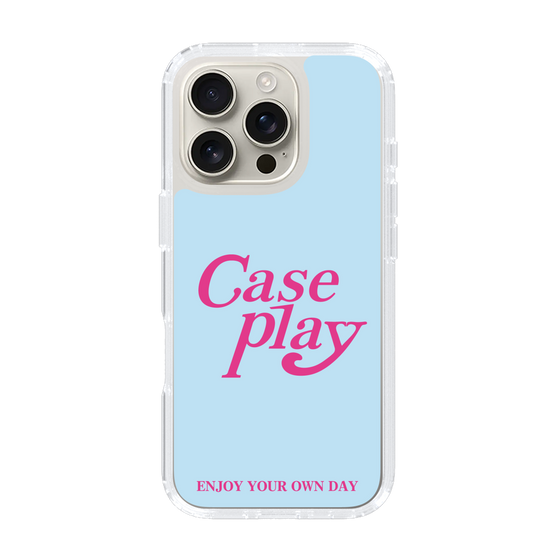 Slim Protection Case［ Original - ENJOY YOUR OWN DAY - Light Blue ］