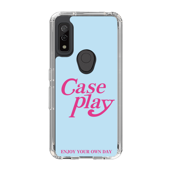 Slim Protection Case［ Original - ENJOY YOUR OWN DAY - Light Blue ］