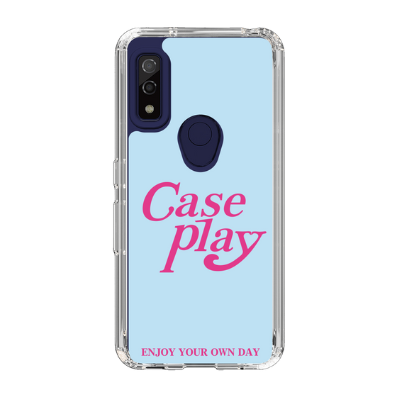 Slim Protection Case［ Original - ENJOY YOUR OWN DAY - Light Blue ］
