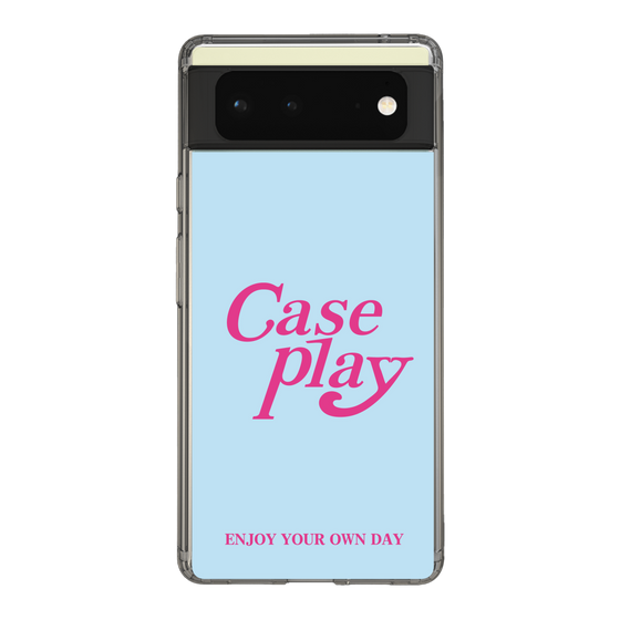 Slim Protection Case［ Original - ENJOY YOUR OWN DAY - Light Blue ］
