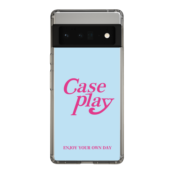 Slim Protection Case［ Original - ENJOY YOUR OWN DAY - Light Blue ］